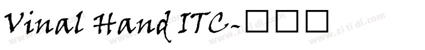 Vinal Hand ITC字体转换